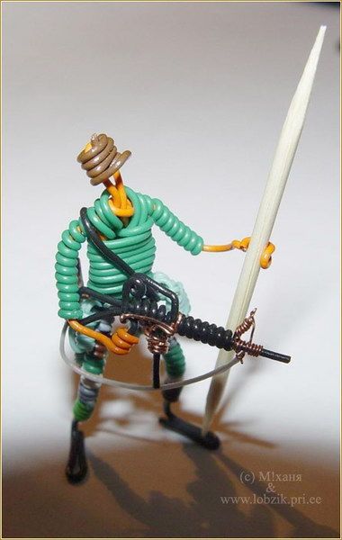 Солдатики из проволки