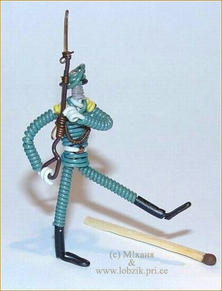 Солдатики из проволки