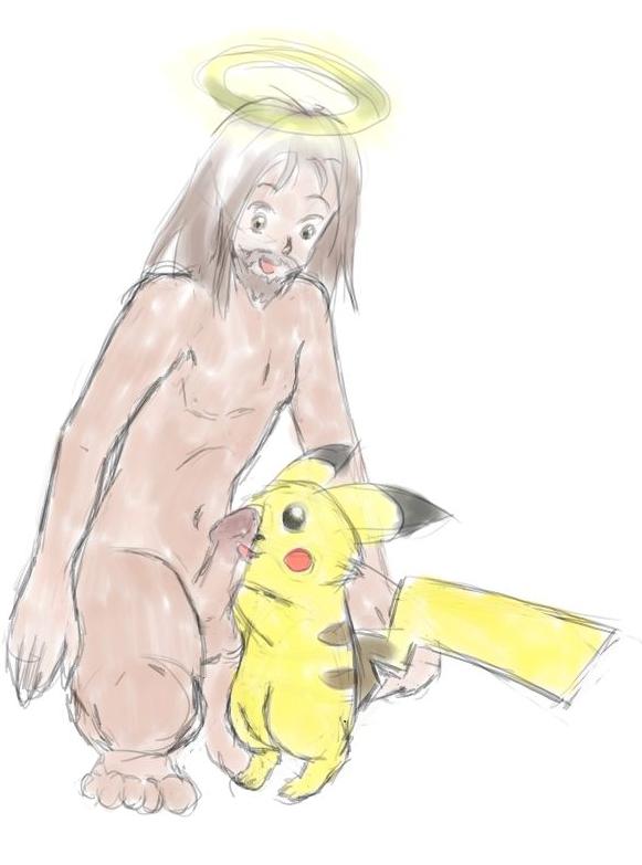 1325 - Jesus Nintendo Pikachu Pokemon god religion.jpg.
