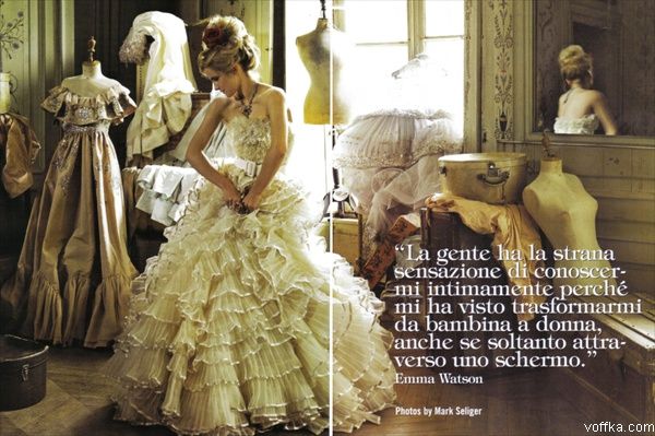 ���� ������ (Emma Watson), ���������� ��� Vogue Italia