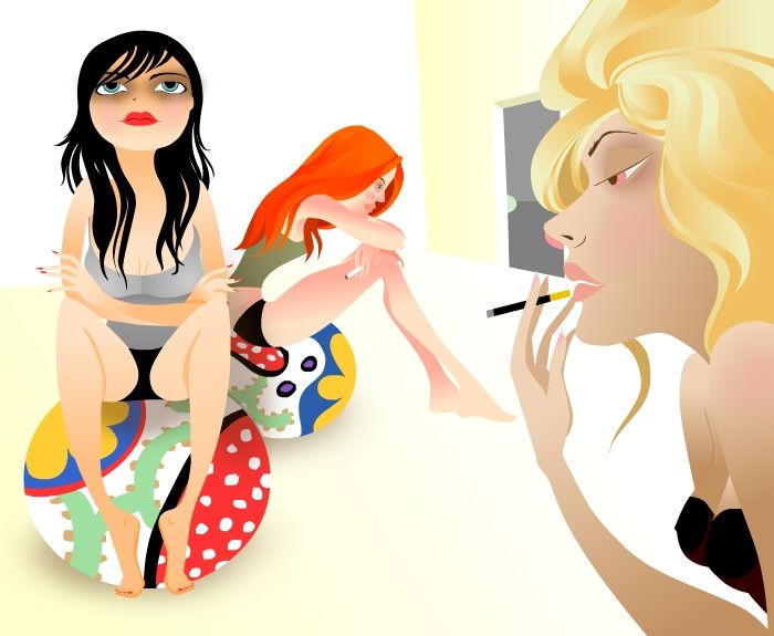 �������