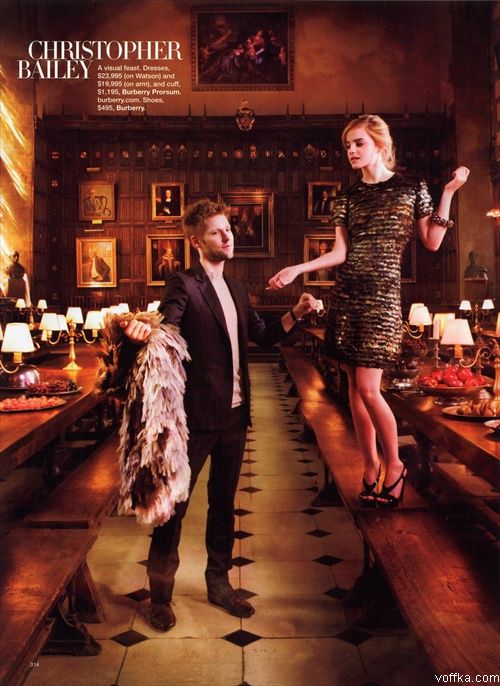 ���� ������ (Emma Watson) � ������ ��������� ��� ������� Harper's Bazaar ������� 2008