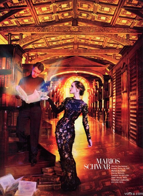 ���� ������ (Emma Watson) � ������ ��������� ��� ������� Harper's Bazaar ������� 2008
