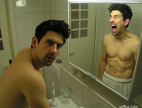 Приколы с зеркалом